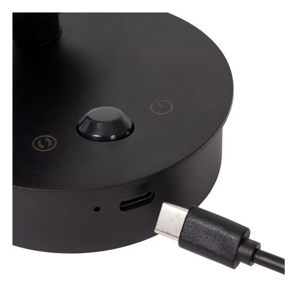 Lucide TONI - wiederaufladbare Wandstrahler / Wandleuchte - Akku/Batterie - Ø 8,1 cm - LED Dim. - CCT - 1x2W 2700K/4000K - Bewegungssensor (Abschaltbar) - Magnetisch - Kaffee - detail 2